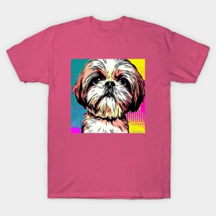 Shih Tzu Pop Art T-Shirt
